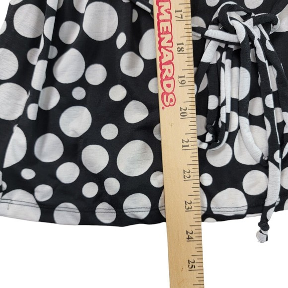 Vintage 90s Wet Seal Dressy Tank Top Blouse Womens S / M Embellished Polkadot - Picture 14 of 16